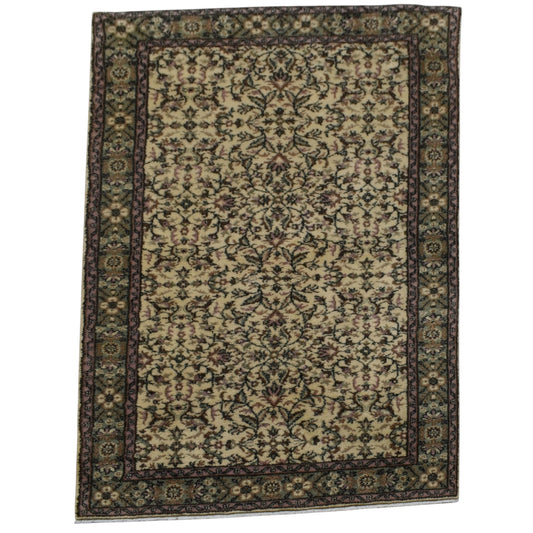 Kilim Antik El Dokuma 4m2 Çiçekli Burdur Yün Halı 0613 - Yeni - Çok Renkli