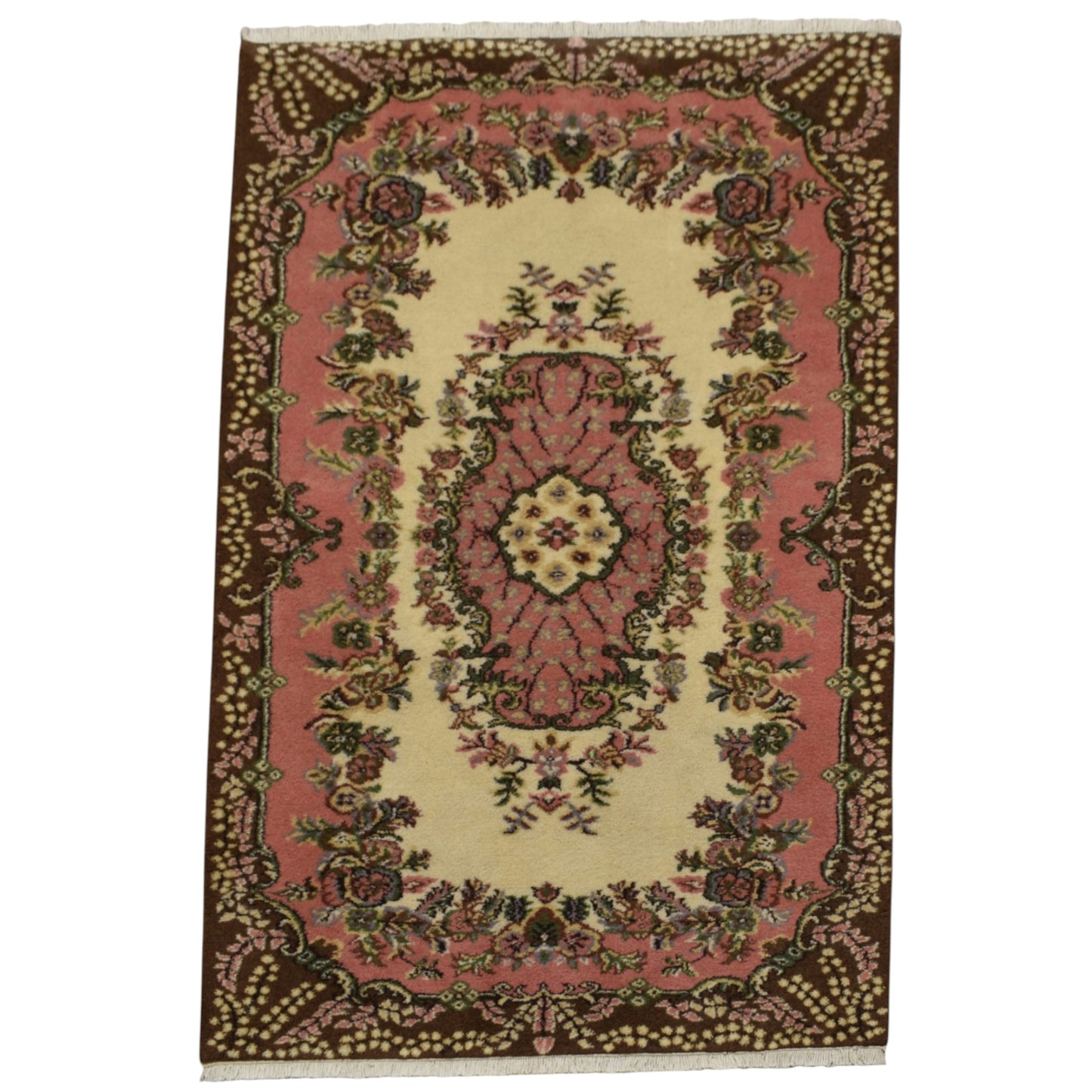 Kilim Antik El Dokuma Güllü Çiçekli Sümerbank Tescilli Yün Halı 0616 - Yeni - Çok Renkli