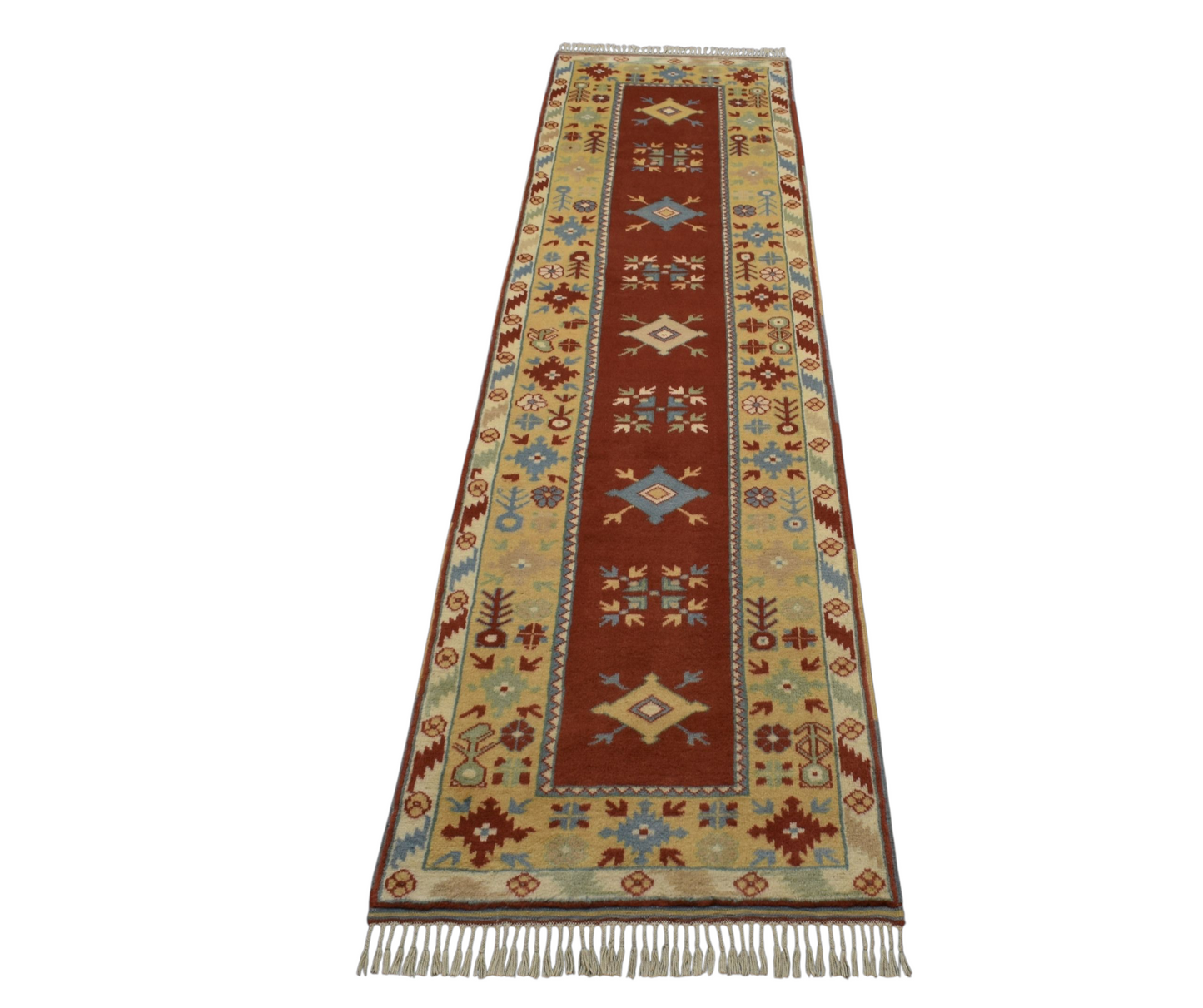 Kilim Antik El Dokuma Çiçekli Bozalan Milas Yolluk Yün Halı 0623 - Yeni - Çok Renkli