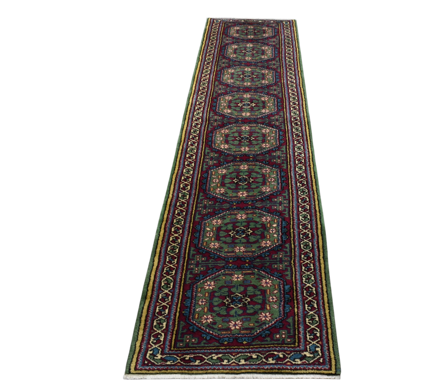 Kilim Antik El Dokuma Burdur Bucak Batı Anadolu Yolluk Yün Halı 0624 - Yeni - Çok Renkli