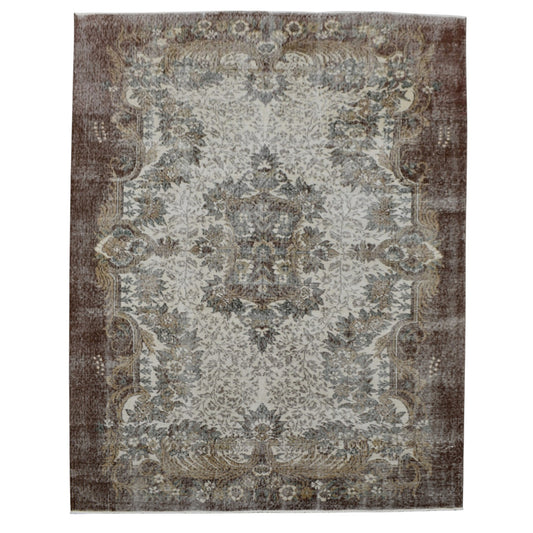 Kilim Antik El Dokuma Göbekli 5m2 Yün Halı 0626 - Vintage - Çok Renkli