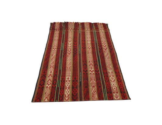 Kilim Antik El Dokuma Yün Kağızman Kilimi 0062 - Antika - Çok Renkli