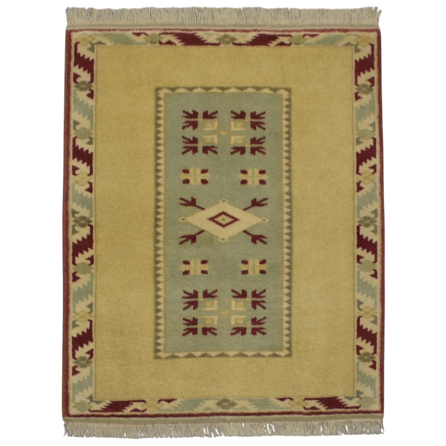 Kilim Antik El Dokuma Milas Yün Halı 0630 - Yeni - Çok Renkli