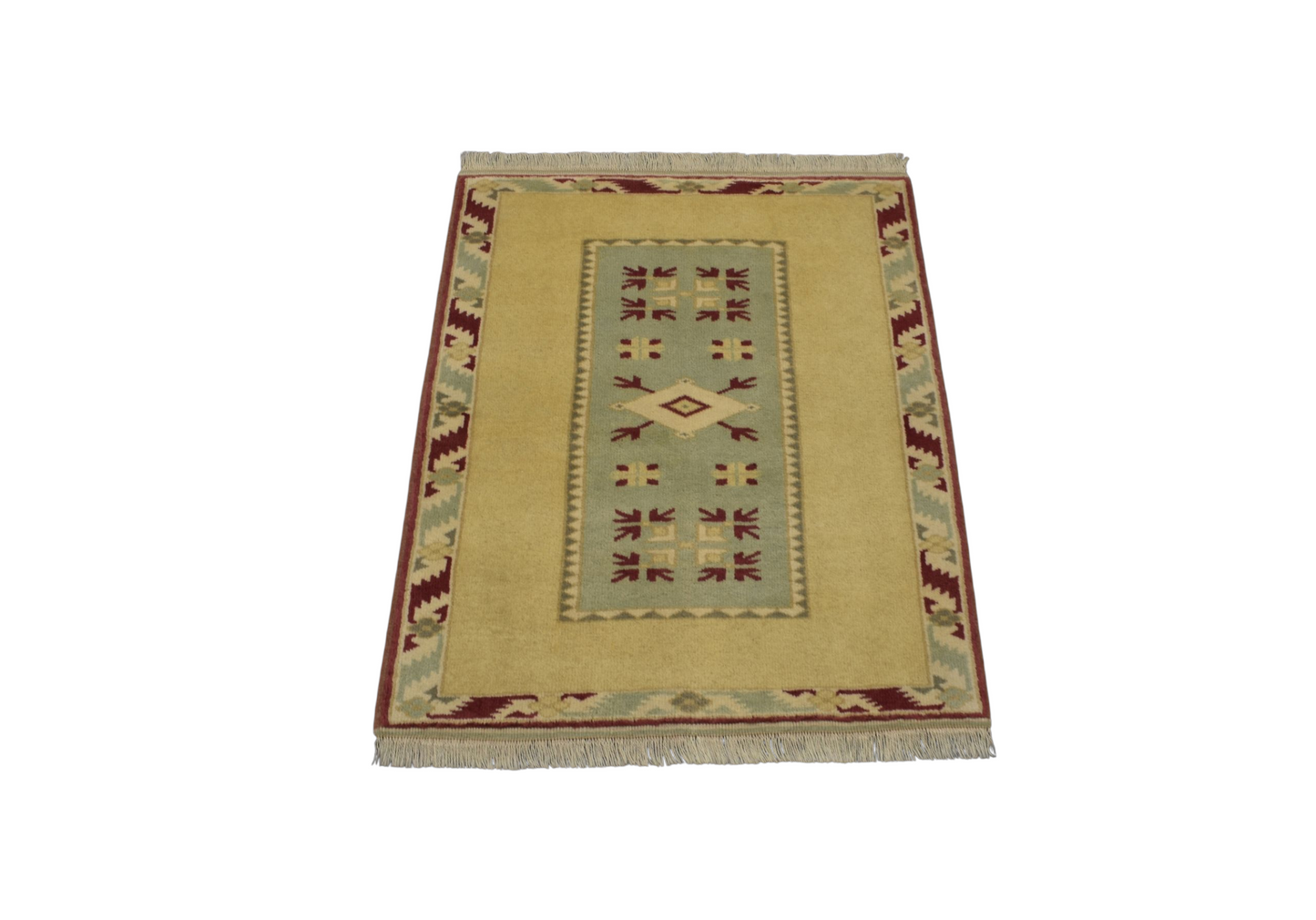 Kilim Antik El Dokuma Milas Yün Halı 0630 - Yeni - Çok Renkli