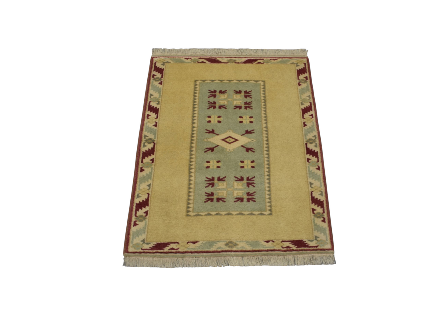 Kilim Antik El Dokuma Milas Yün Halı 0630 - Yeni - Çok Renkli