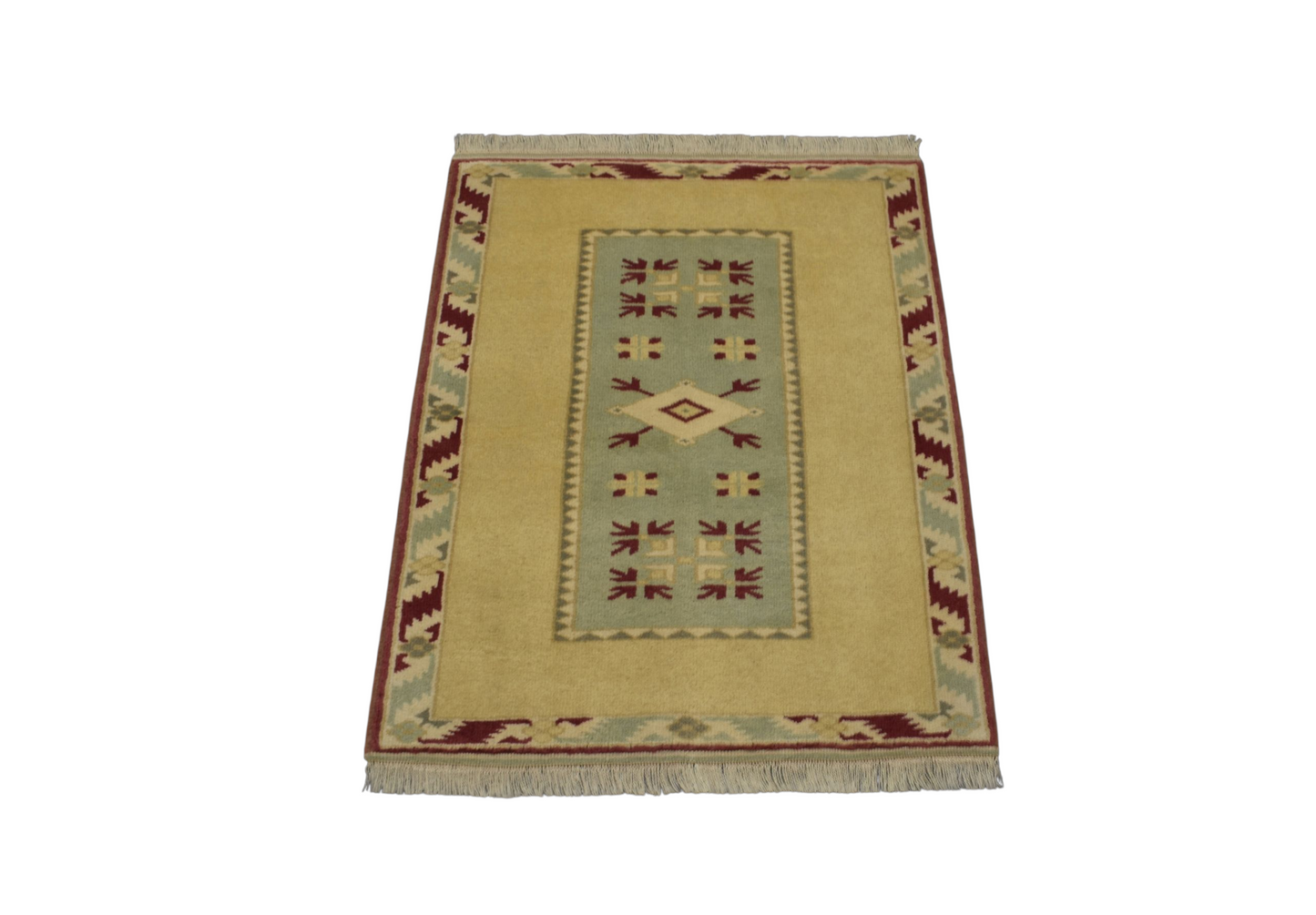 Kilim Antik El Dokuma Milas Yün Halı 0630 - Yeni - Çok Renkli