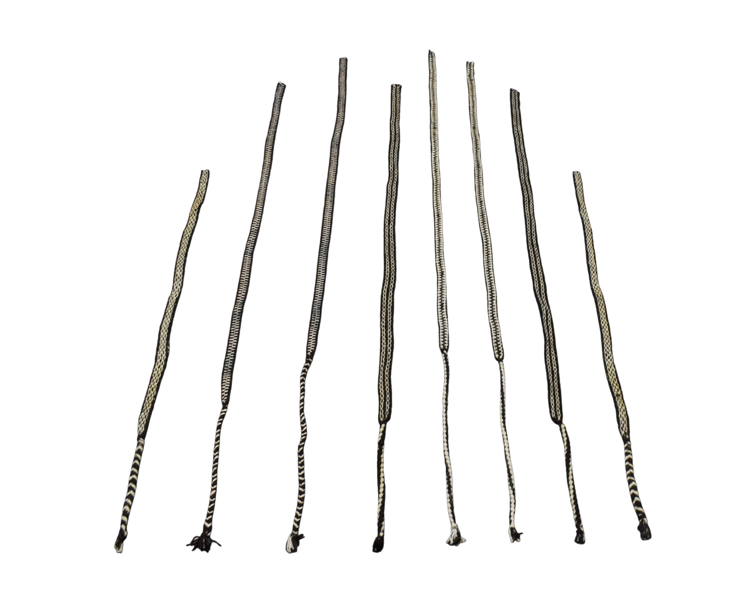 Kilim Antik El Dokuma 8 Adet Yolluk Kuşaklı Yün Kilim 0639 - Yeni - Çok Renkli