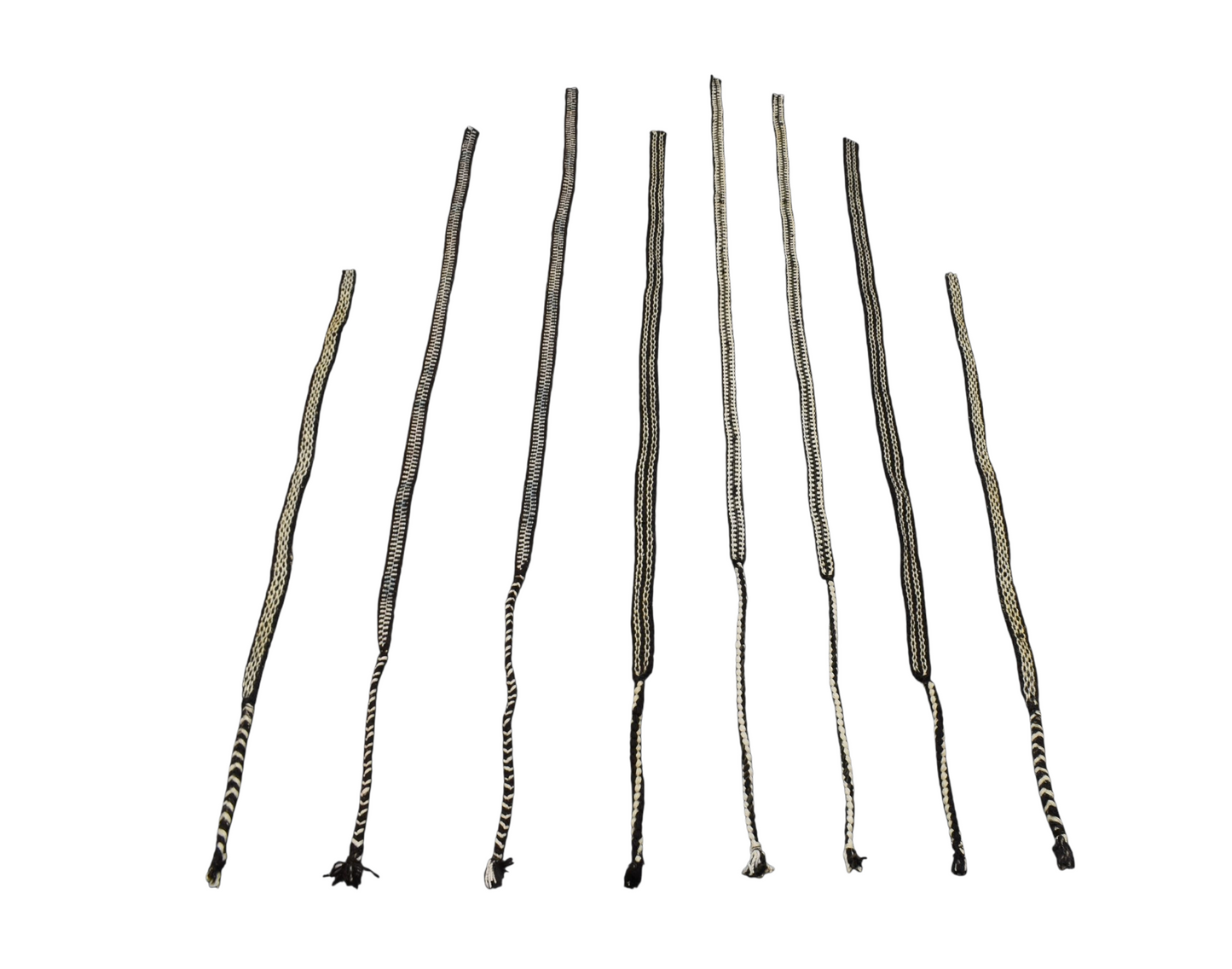 Kilim Antik El Dokuma 8 Adet Yolluk Kuşaklı Yün Kilim 0639 - Yeni - Çok Renkli