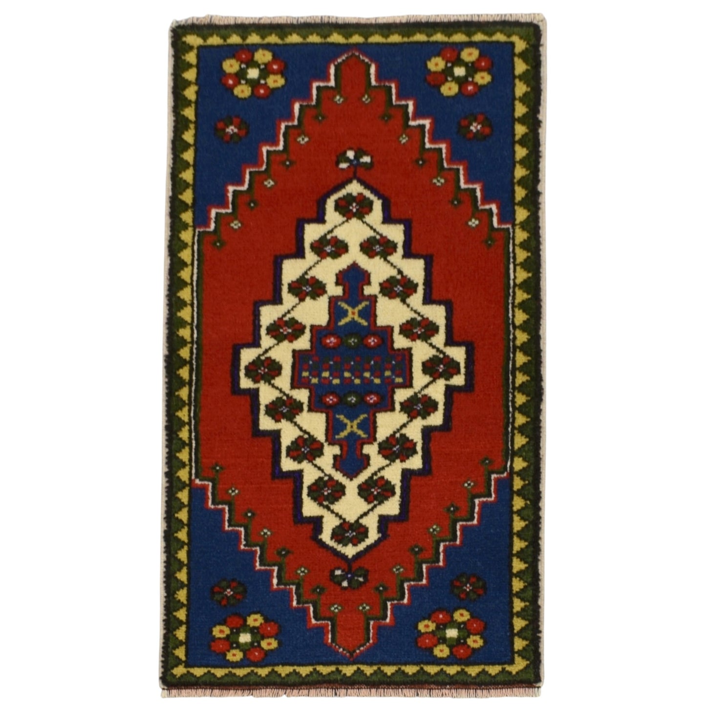 Kilim Antik El Dokuma Aksaray Taşpınar Yün Halı 0643 - Yeni - Çok Renkli