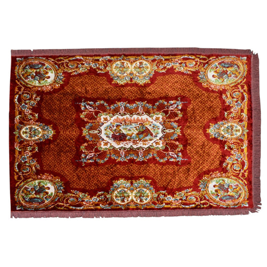 Kilim Antik İspanyol Yatak Örtüsü Duvar Halısı 0648 - Yeni - Çok Renkli