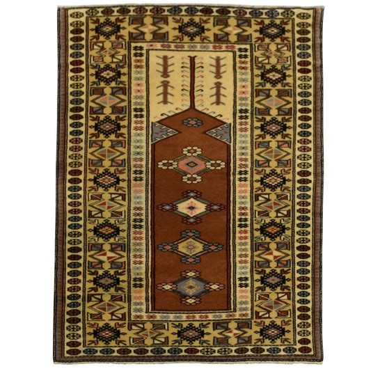 Kilim Antik El Dokuma Kirman Bozalan Milas Muğla Yün Halı 0656 - Yeni - Çok Renkli