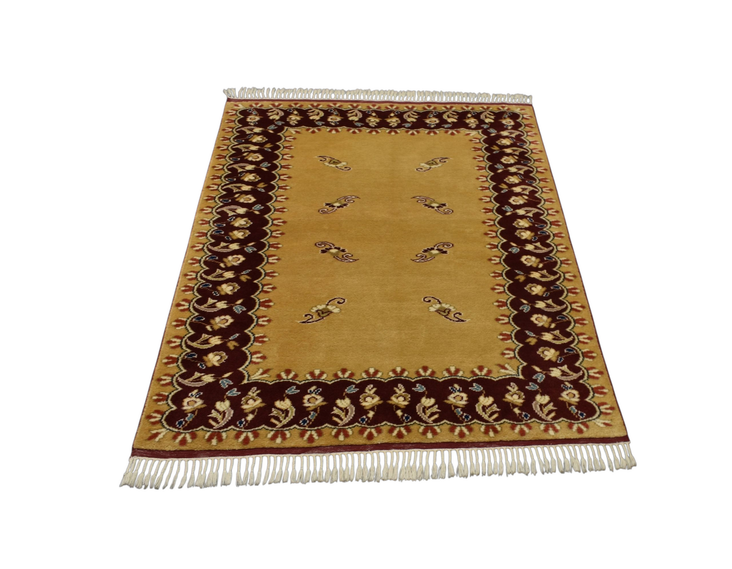 Kilim Antik El Dokuma Kirman Balıkesir Antik Yörük Yün Halı 0657 - Yeni - Çok Renkli