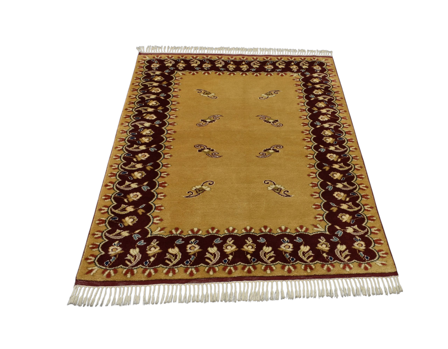 Kilim Antik El Dokuma Kirman Balıkesir Antik Yörük Yün Halı 0657 - Yeni - Çok Renkli