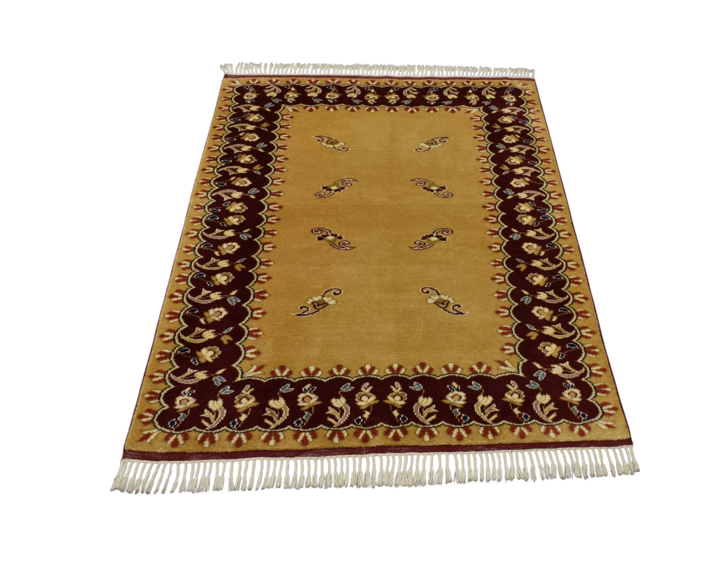 Kilim Antik El Dokuma Kirman Balıkesir Antik Yörük Yün Halı 0657 - Yeni - Çok Renkli