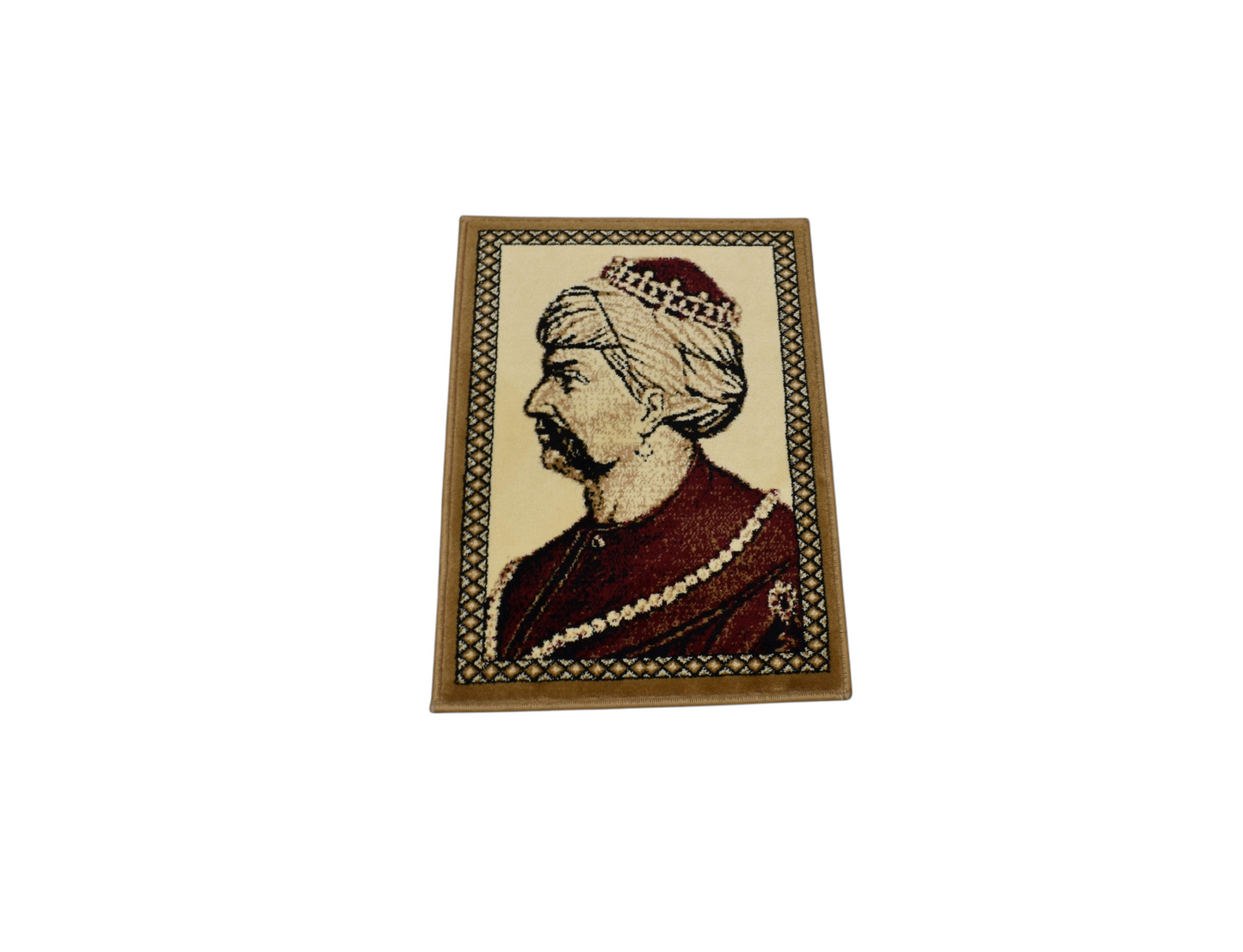 Kilim Antik Merhum Yavuz Sultan Selim Han Tasvirli Portre Duvar Halısı 0664 - Yeni - Çok Renkli