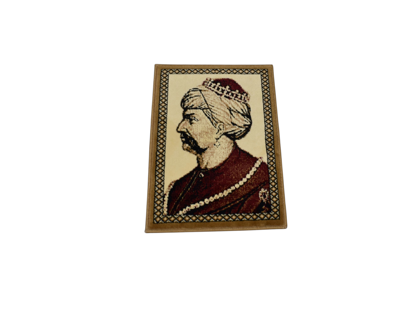 Kilim Antik Merhum Yavuz Sultan Selim Han Tasvirli Portre Duvar Halısı 0664 - Yeni - Çok Renkli