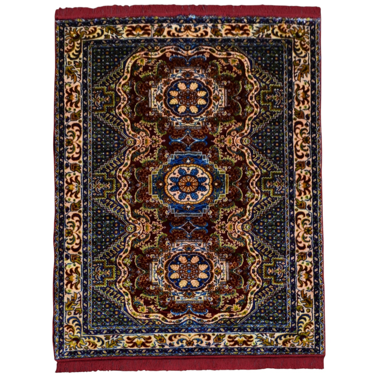 Kilim Antik Üç Göbekli Masa Yatak Örtüsü Duvar Halısı 0670 - Yeni - Çok Renkli