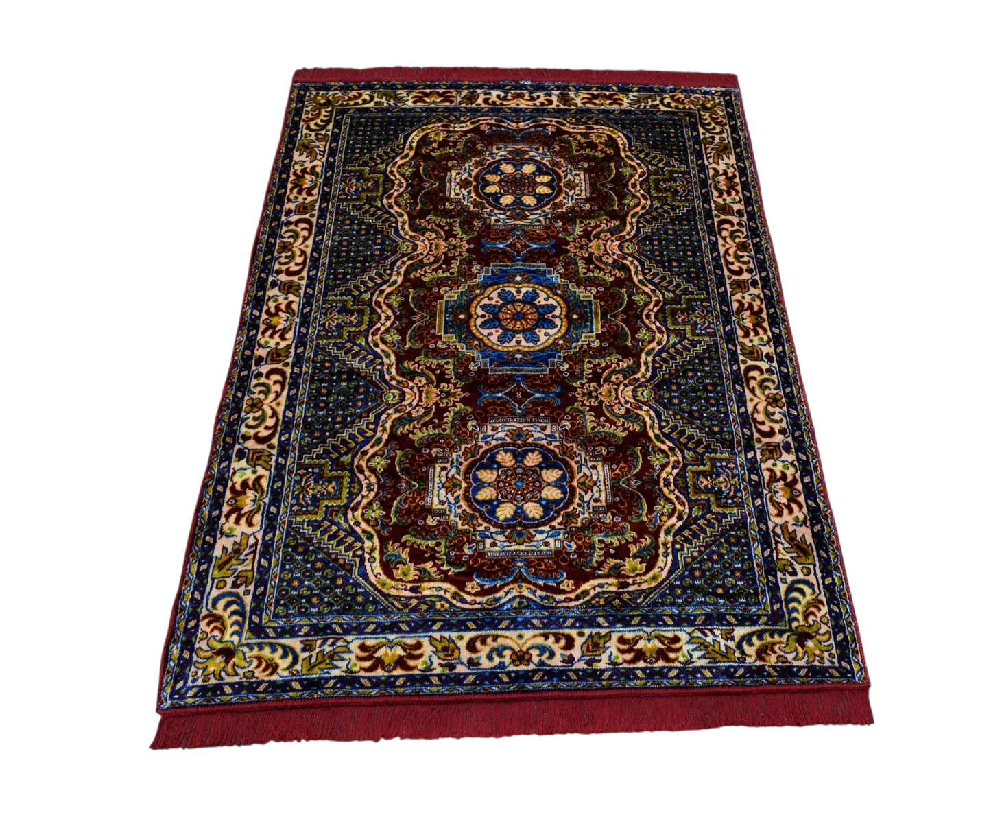 Kilim Antik Üç Göbekli Masa Yatak Örtüsü Duvar Halısı 0670 - Yeni - Çok Renkli