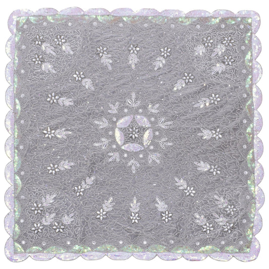 Kilim Antik El İşi İnce Kum Boncuklu Masa Sehpa Fiskos Örtüsü 0671 - Yeni - Çok Renkli