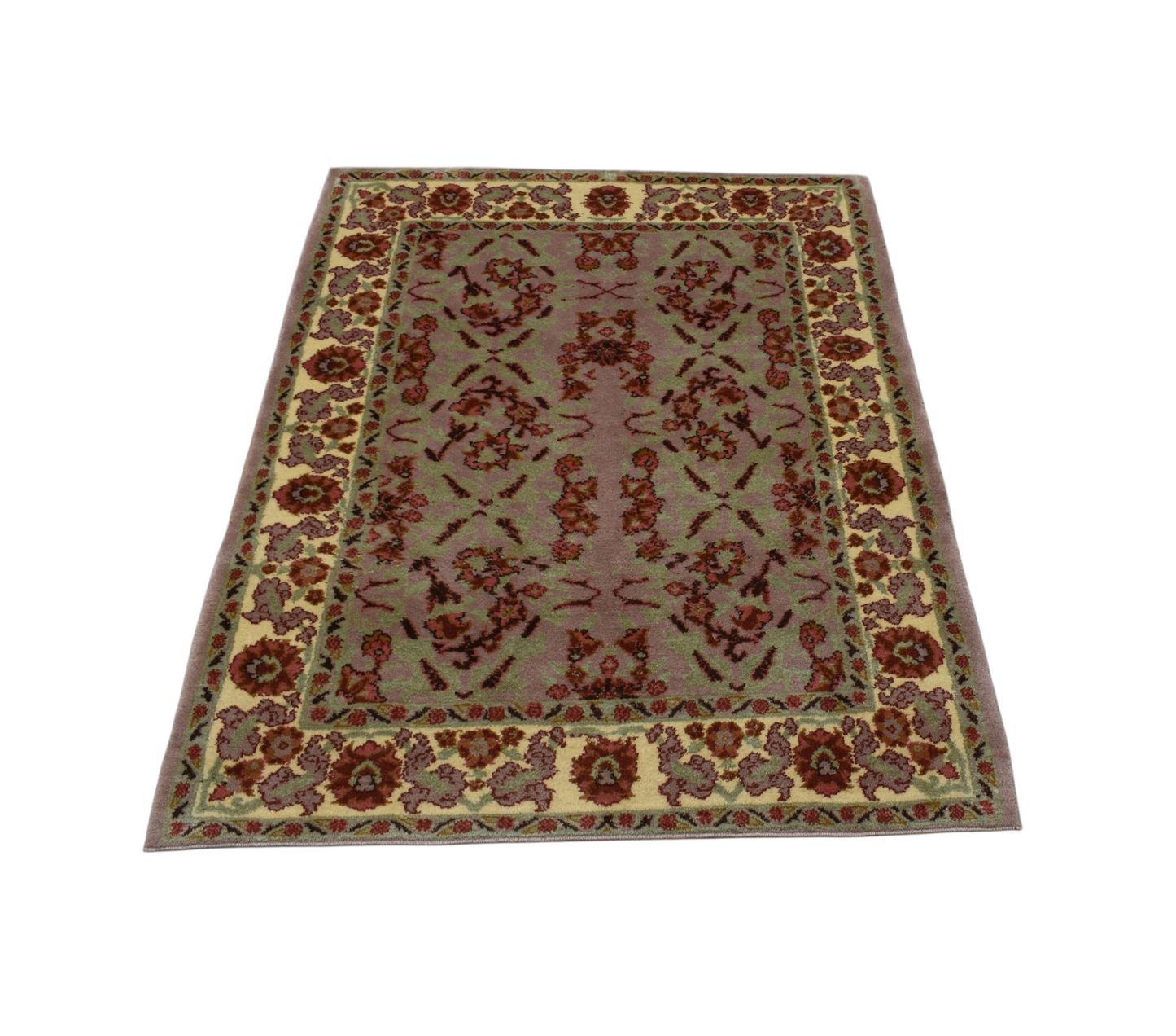 Kilim Antik El Dokuması Uşak Yün Halı 0674 - Yeni - Lila