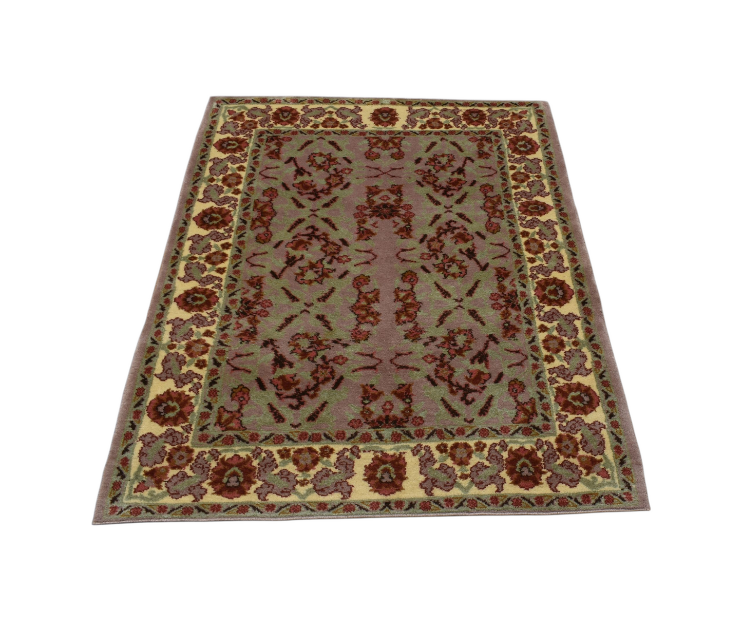 Kilim Antik El Dokuması Uşak Yün Halı 0674 - Yeni - Lila