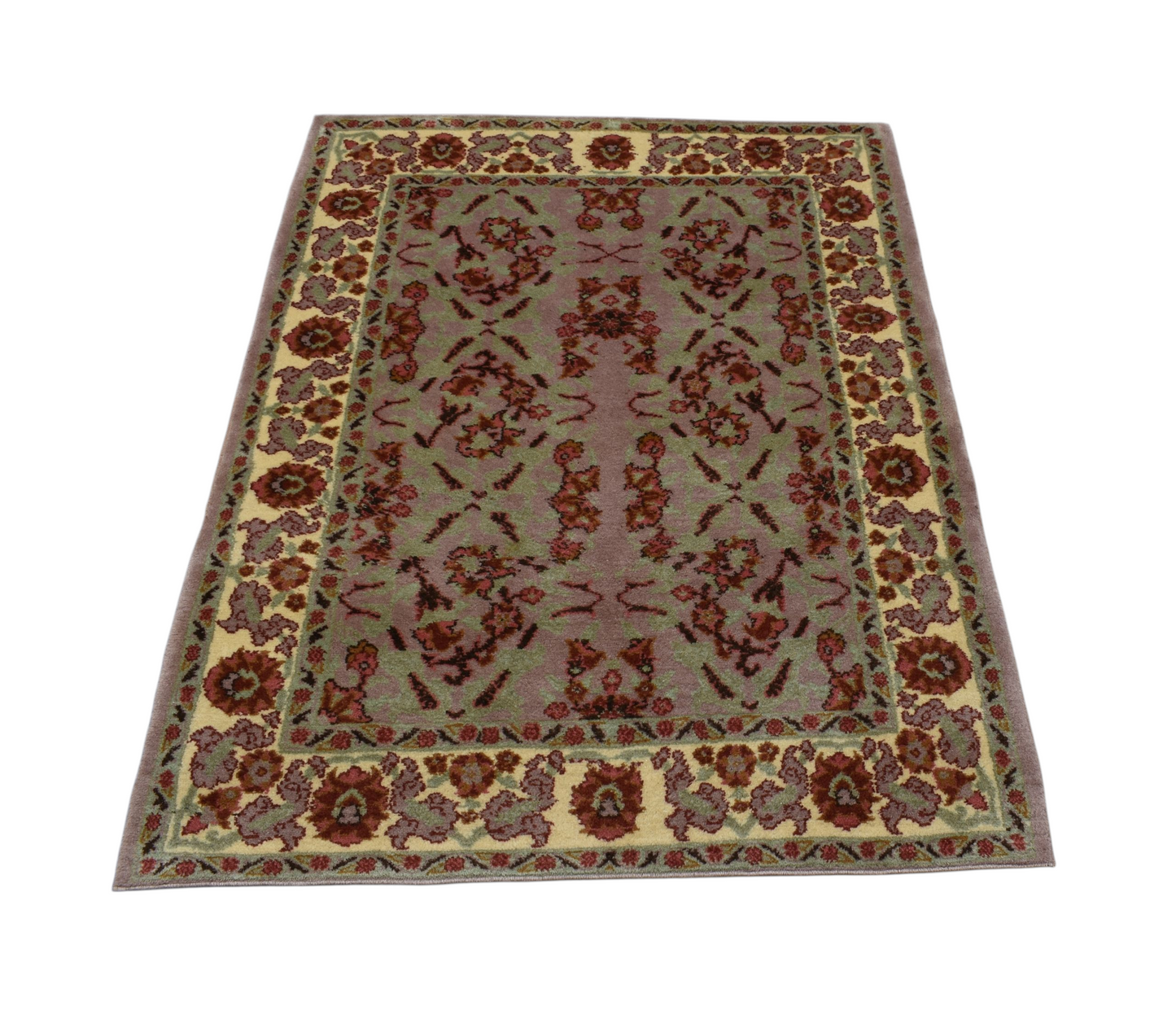 Kilim Antik El Dokuması Uşak Yün Halı 0674 - Yeni - Lila