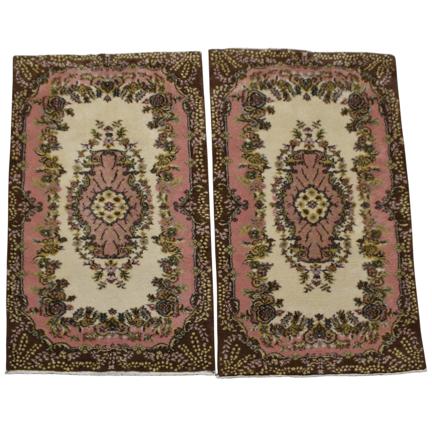 Kilim Antik El Dokuma Goblen Model Çift 2 Yün Salon Halısı 0677 - Yeni - Çok Renkli