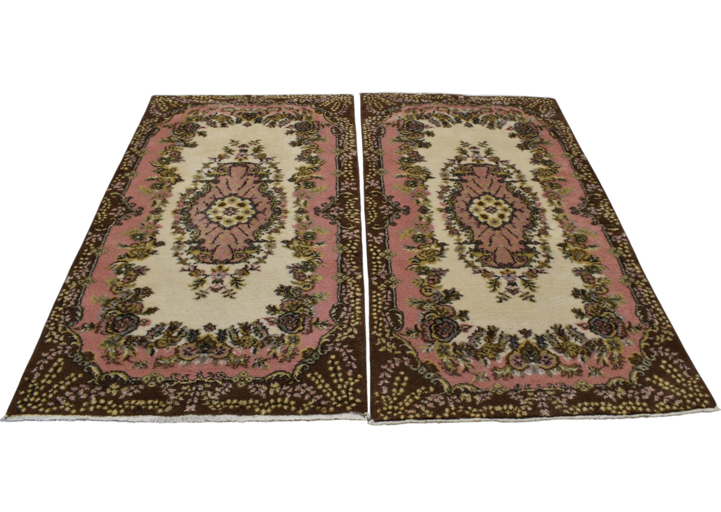 Kilim Antik El Dokuma Goblen Model Çift 2 Yün Salon Halısı 0677 - Yeni - Çok Renkli