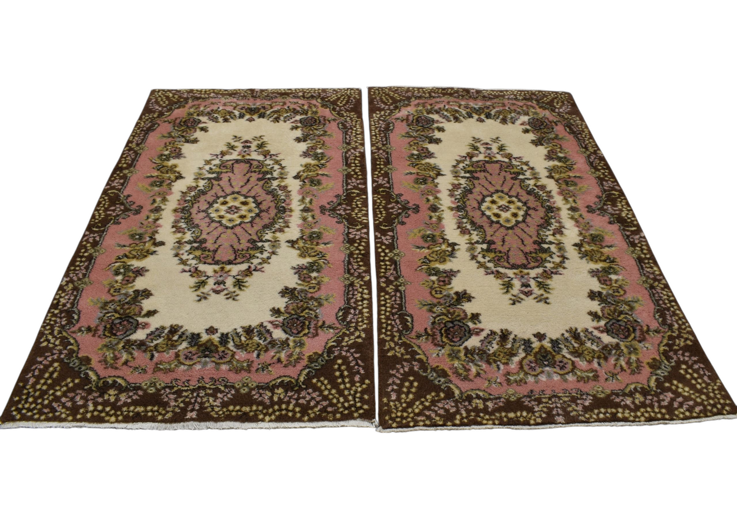 Kilim Antik El Dokuma Goblen Model Çift 2 Yün Salon Halısı 0677 - Yeni - Çok Renkli