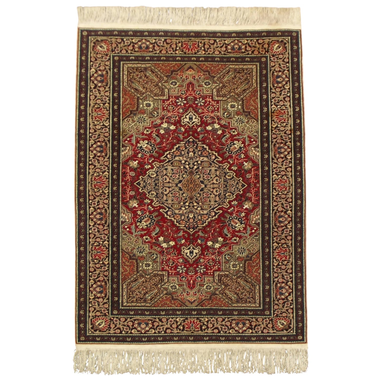 Kilim Antik El Dokuma Kayseri Yün Halı 0680 - Asırlık Antika - Çok Renkli