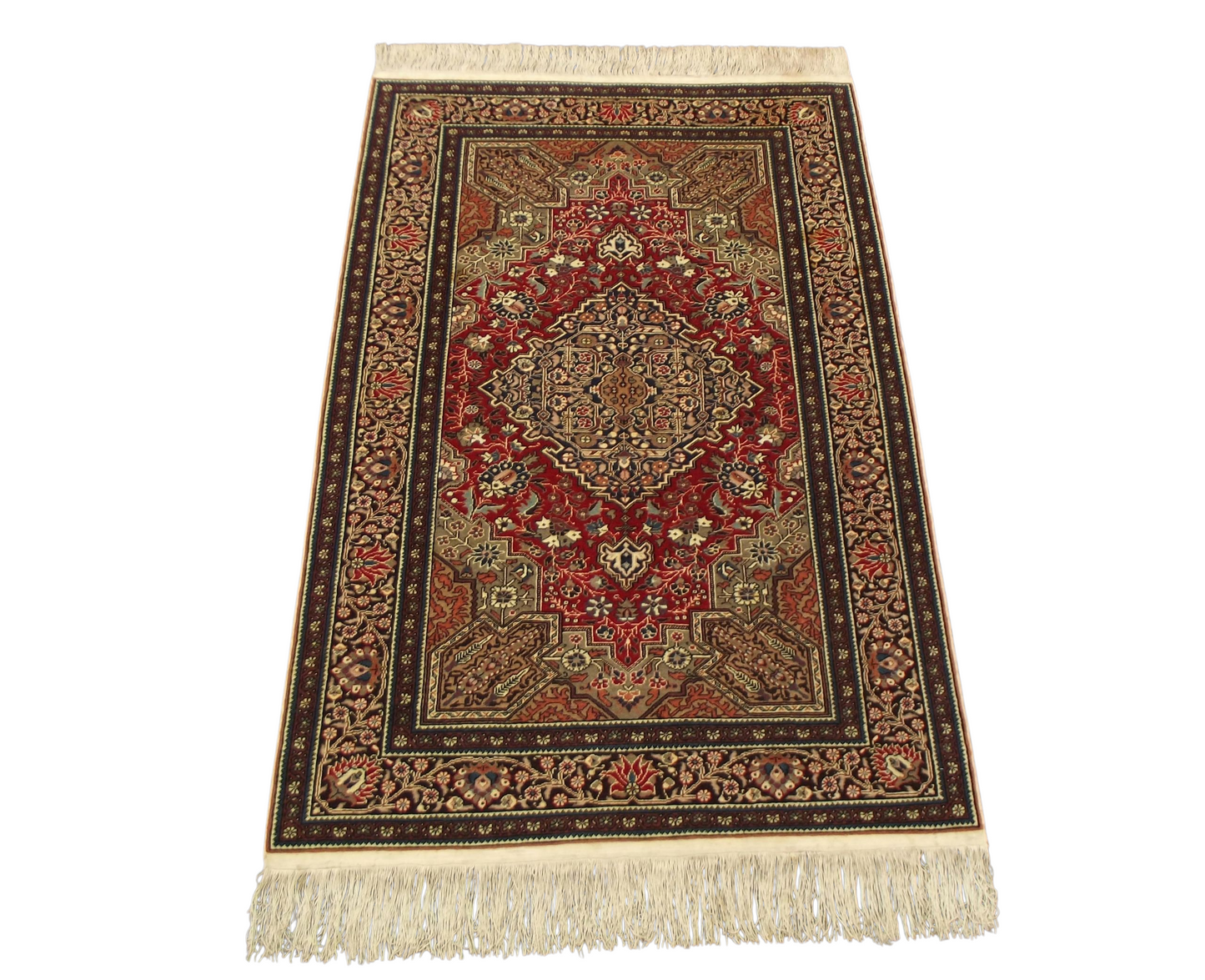 Kilim Antik El Dokuma Kayseri Yün Halı 0680 - Asırlık Antika - Çok Renkli