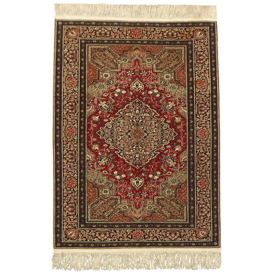 Kilim Antik El Dokuma İmalat Kayseri Yün Halı 0683 - Asırlık Antika - Çok Renkli