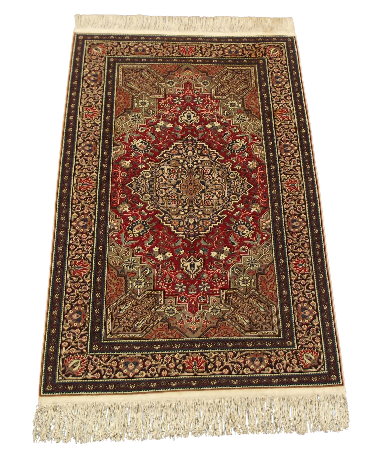 Kilim Antik El Dokuma İmalat Kayseri Yün Halı 0683 - Asırlık Antika - Çok Renkli