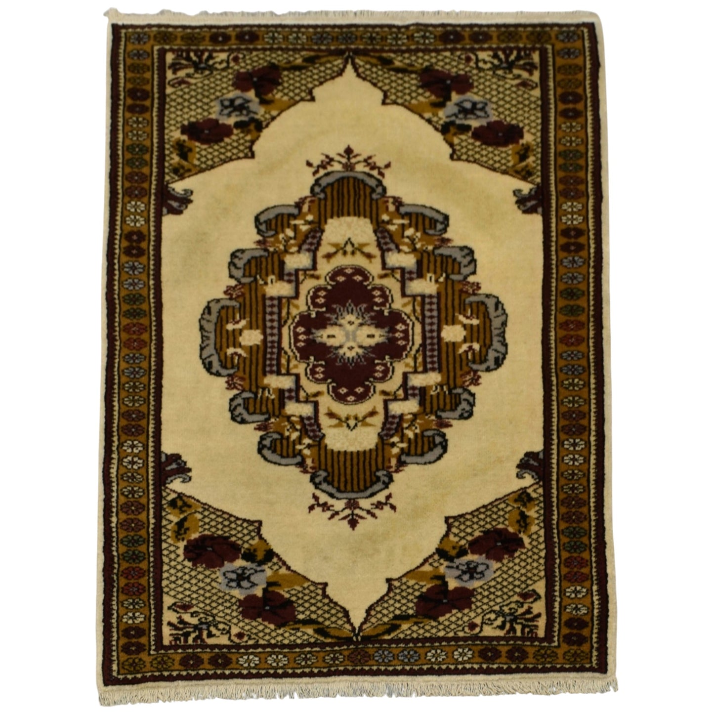 Kilim Antik El Dokuma Karacahisar Milas Muğla Yün Halı 0686 - Antika - Çok Renkli