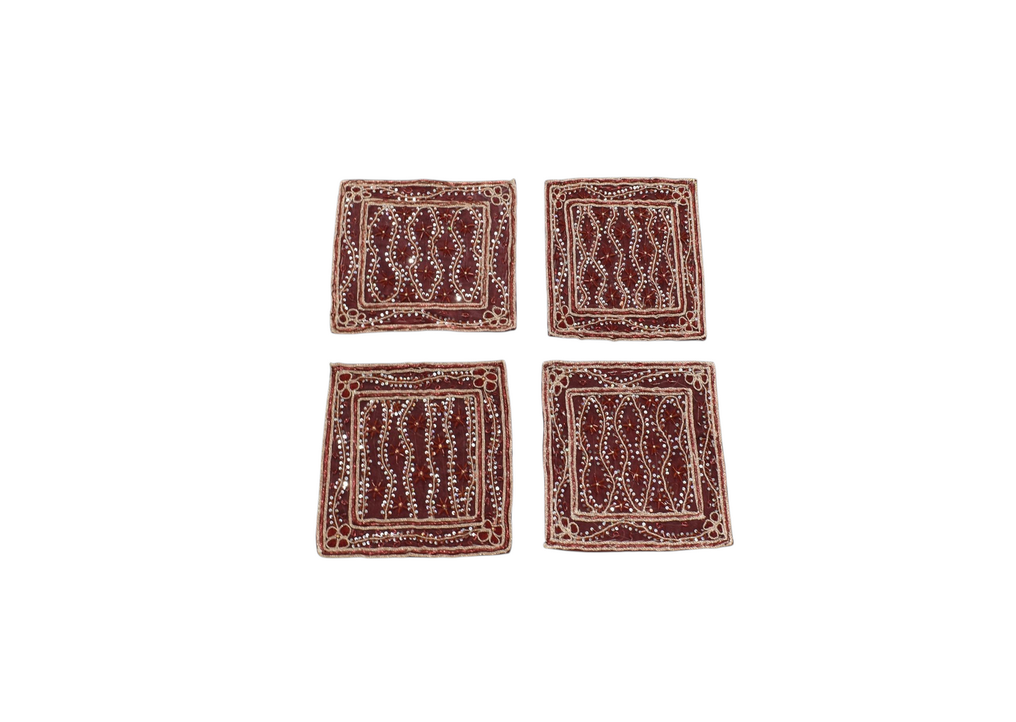 Kilim Antik El İşi İnce Kum Boncuklu Masa Sehpa Fiskos Örtüsü 0699 - Yeni - Çok Renkli
