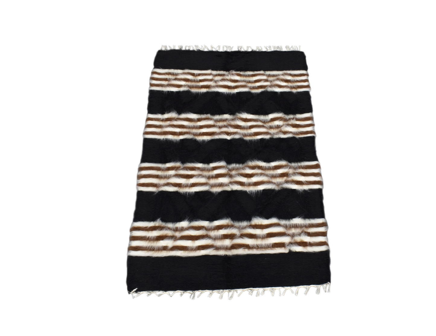 Kilim Antik El Dokuma Tiftik Yün Siirt Battaniyesi Kilim 0700 - Yeni - Çok Renkli