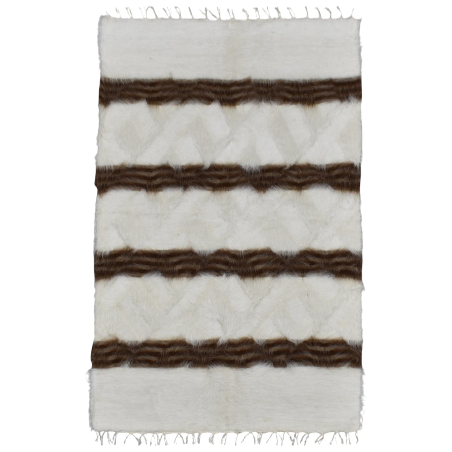 Kilim Antik El Dokuma Tiftik Yün Siirt Battaniyesi Kilim 0701 - Yeni - Çok Renkli