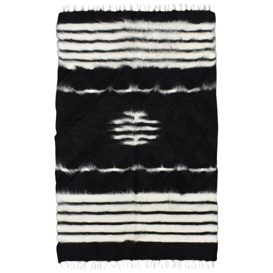 Kilim Antik El Dokuma Tiftik Yün Siirt Battaniyesi Kilim 0702 - Yeni - Çok Renkli