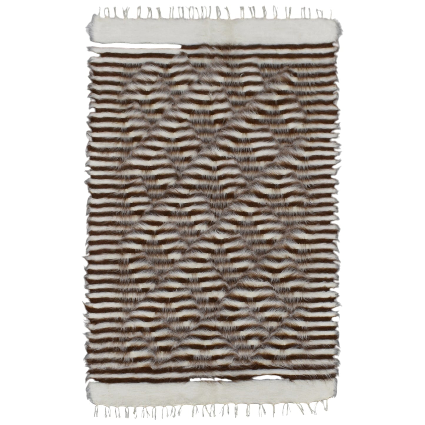 Kilim Antik El Dokuma Tiftik Yün Siirt Battaniyesi Kilim 0703 - Yeni - Çok Renkli