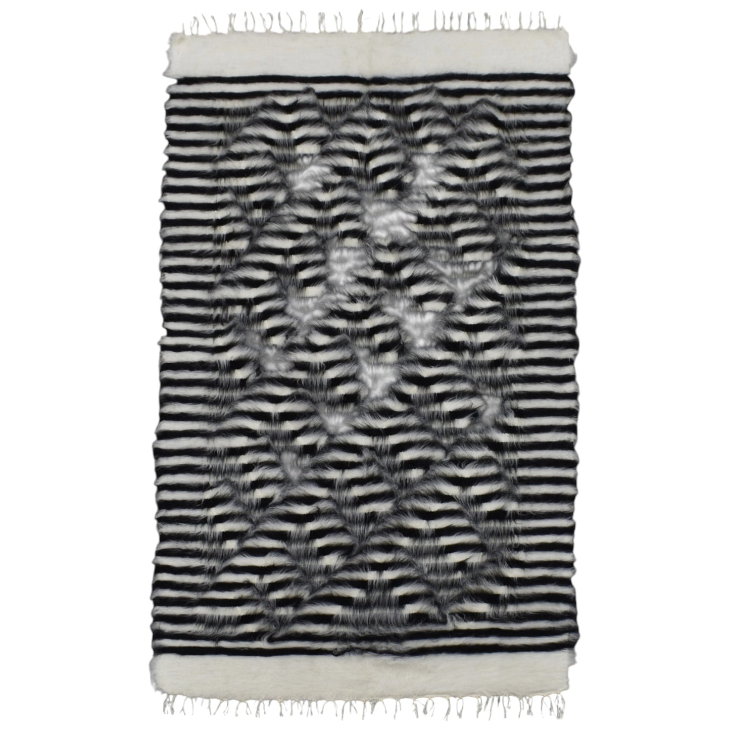 Kilim Antik El Dokuma Tiftik Yün Siirt Battaniyesi Kilim 0704 - Yeni - Çok Renkli