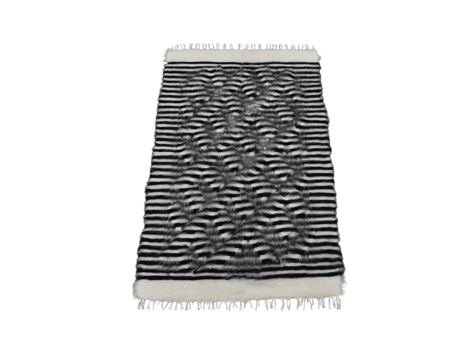 Kilim Antik El Dokuma Tiftik Yün Siirt Battaniyesi Kilim 0704 - Yeni - Çok Renkli