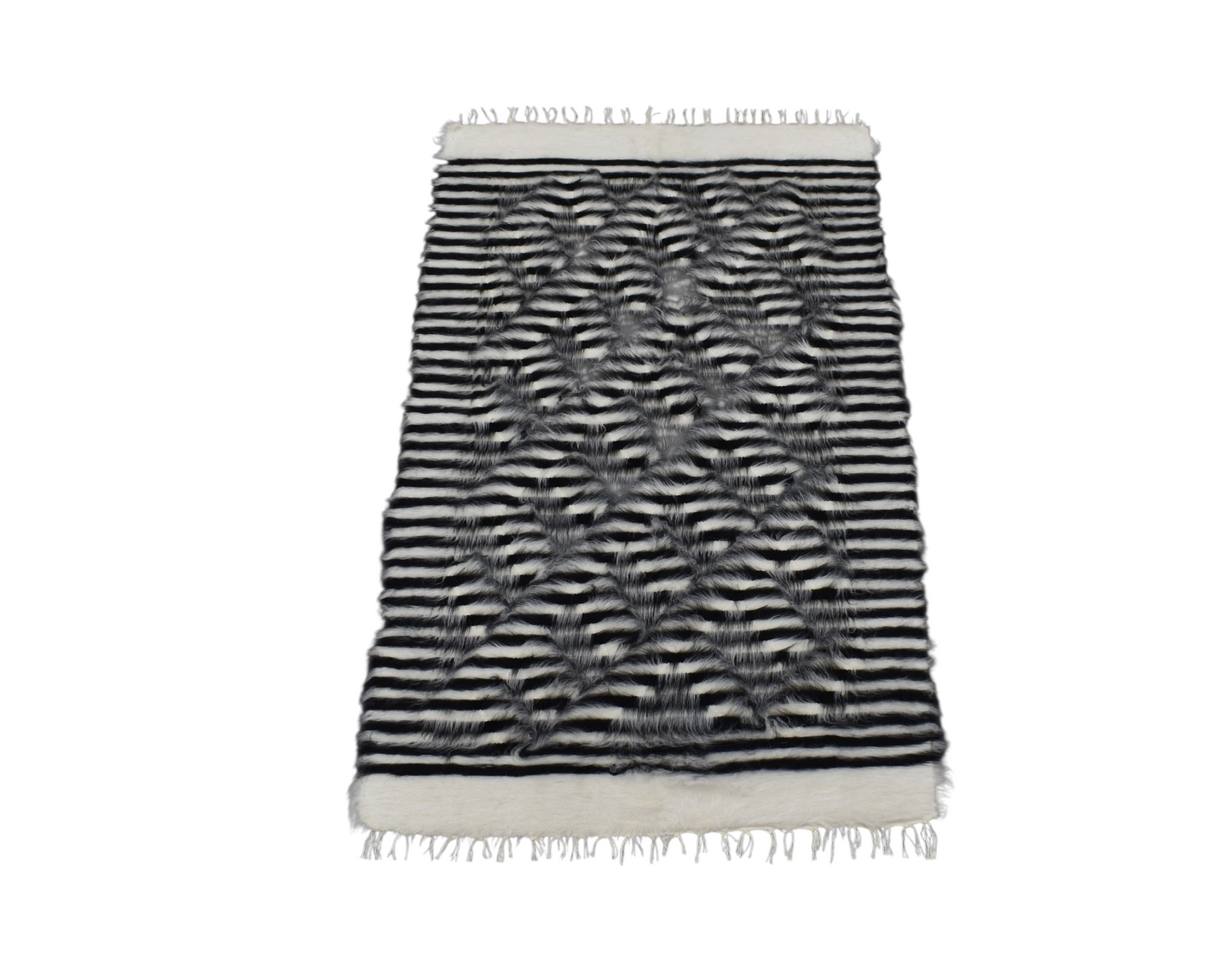 Kilim Antik El Dokuma Tiftik Yün Siirt Battaniyesi Kilim 0704 - Yeni - Çok Renkli