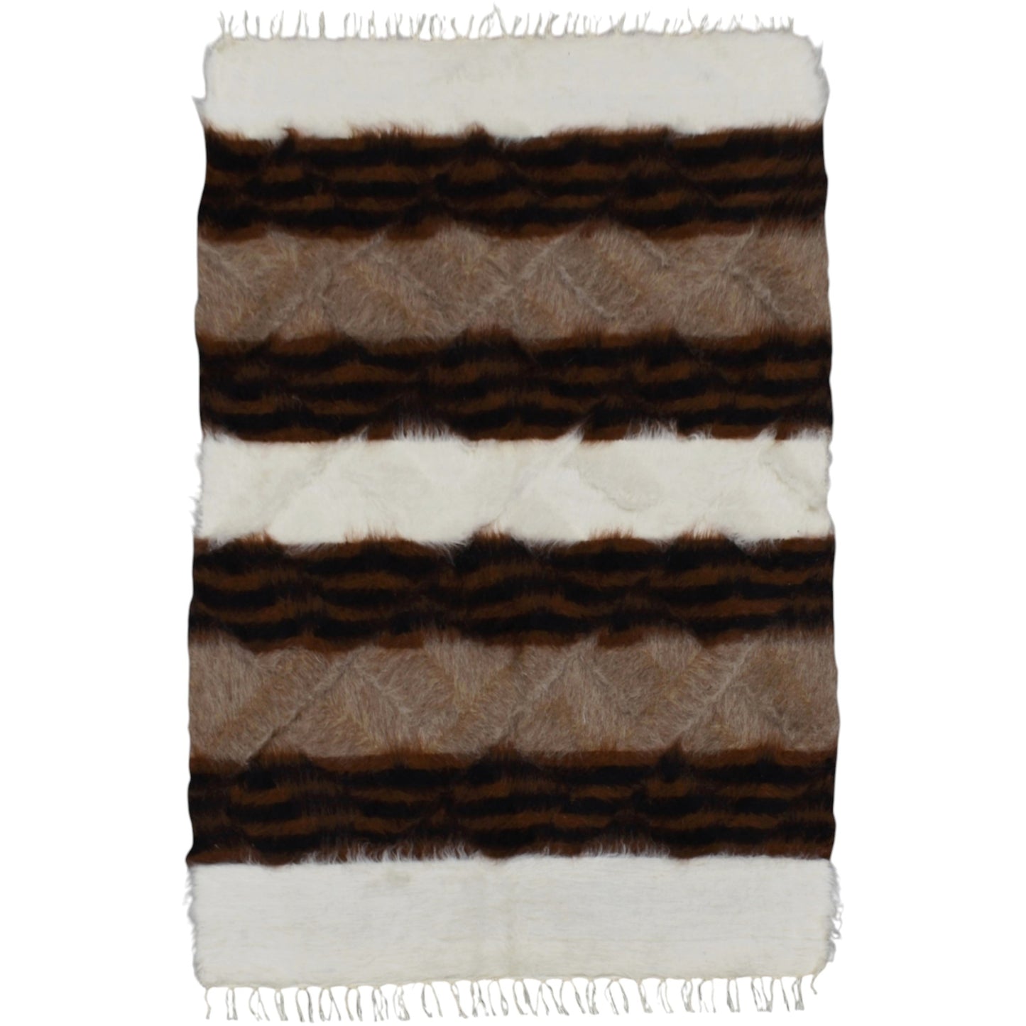 Kilim Antik El Dokuma Tiftik Yün Siirt Battaniyesi Kilim 0705 - Yeni - Çok Renkli