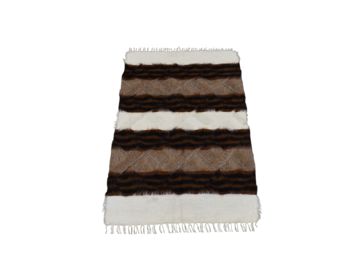 Kilim Antik El Dokuma Tiftik Yün Siirt Battaniyesi Kilim 0705 - Yeni - Çok Renkli