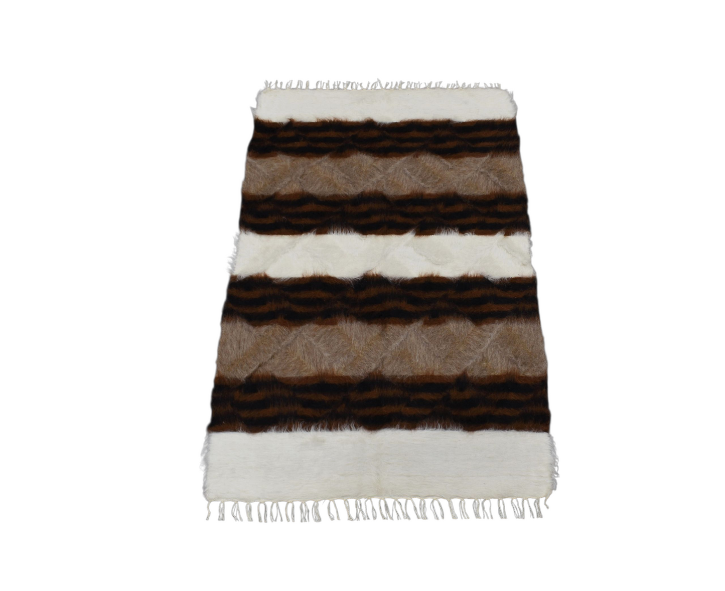 Kilim Antik El Dokuma Tiftik Yün Siirt Battaniyesi Kilim 0705 - Yeni - Çok Renkli