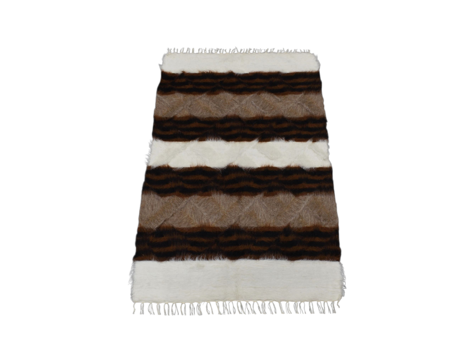 Kilim Antik El Dokuma Tiftik Yün Siirt Battaniyesi Kilim 0705 - Yeni - Çok Renkli