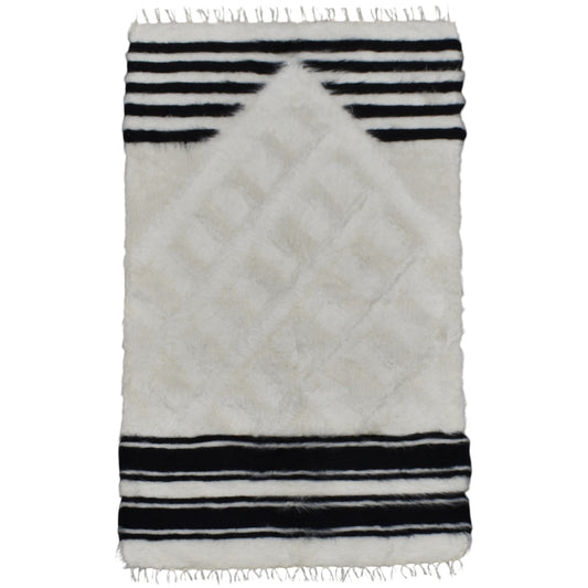 Kilim Antik El Dokuma Namazlık Seccade Tiftik Yün Siirt Battaniyesi Kilim 0706 - Yeni - Çok Renkli