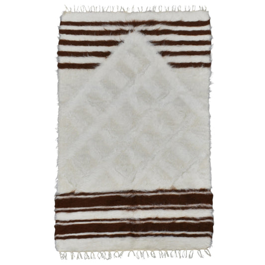 Kilim Antik El Dokuma Namazlık Seccade Tiftik Yün Siirt Battaniyesi Kilim 0708 - Yeni - Çok Renkli