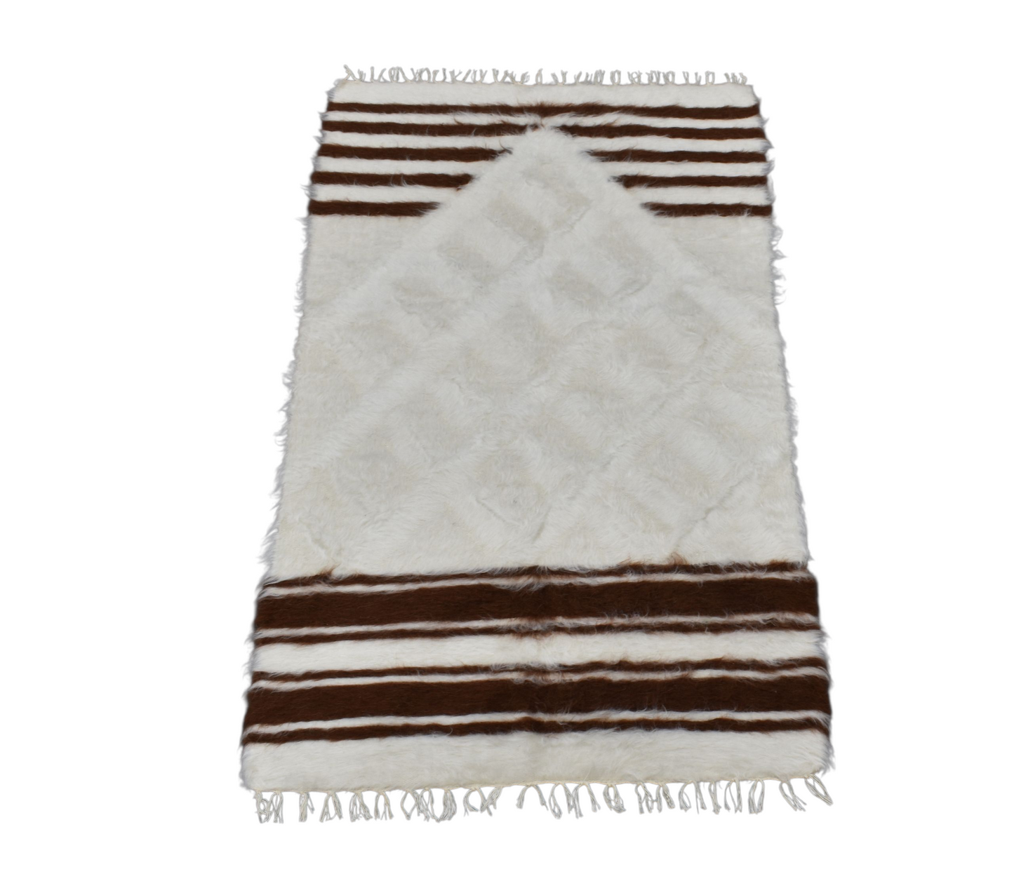 Kilim Antik El Dokuma Namazlık Seccade Tiftik Yün Siirt Battaniyesi Kilim 0708 - Yeni - Çok Renkli