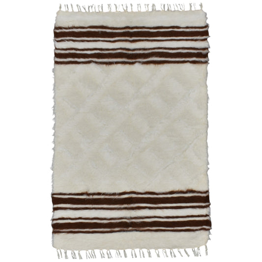 Kilim Antik El Dokuma Tiftik Yün Siirt Battaniyesi Kilim 0710 - Yeni - Çok Renkli